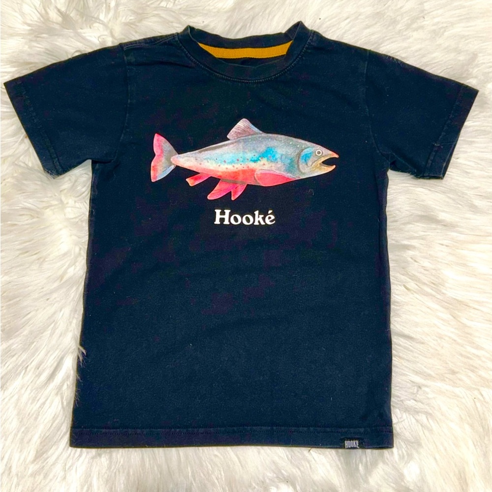 HOOKÉ Kids Detailed Fish Graphic T-Shirt - 4/5